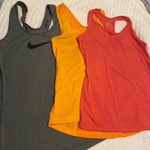 Nike Brand Running Tank Tops Set of 3 - Size Small, EUC